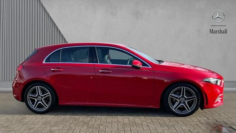 Used Mercedes A200 AMG Line Premium 161 HP (118 kW) 2019 Red Hatchback