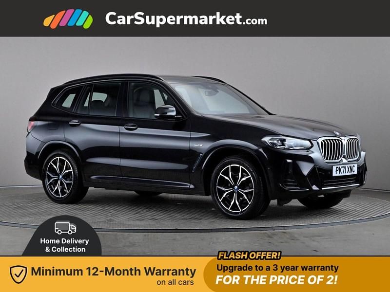 Black Used 2021 BMW X3 M Sport SUV | £25,697 (A bit pricey) - Image 1/3