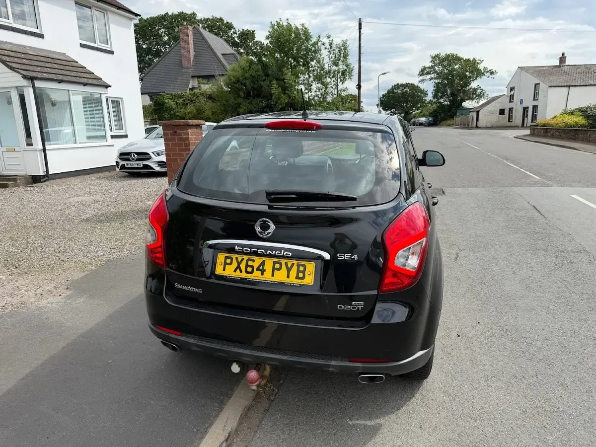 Used SsangYong Korando 2014 Black SUV