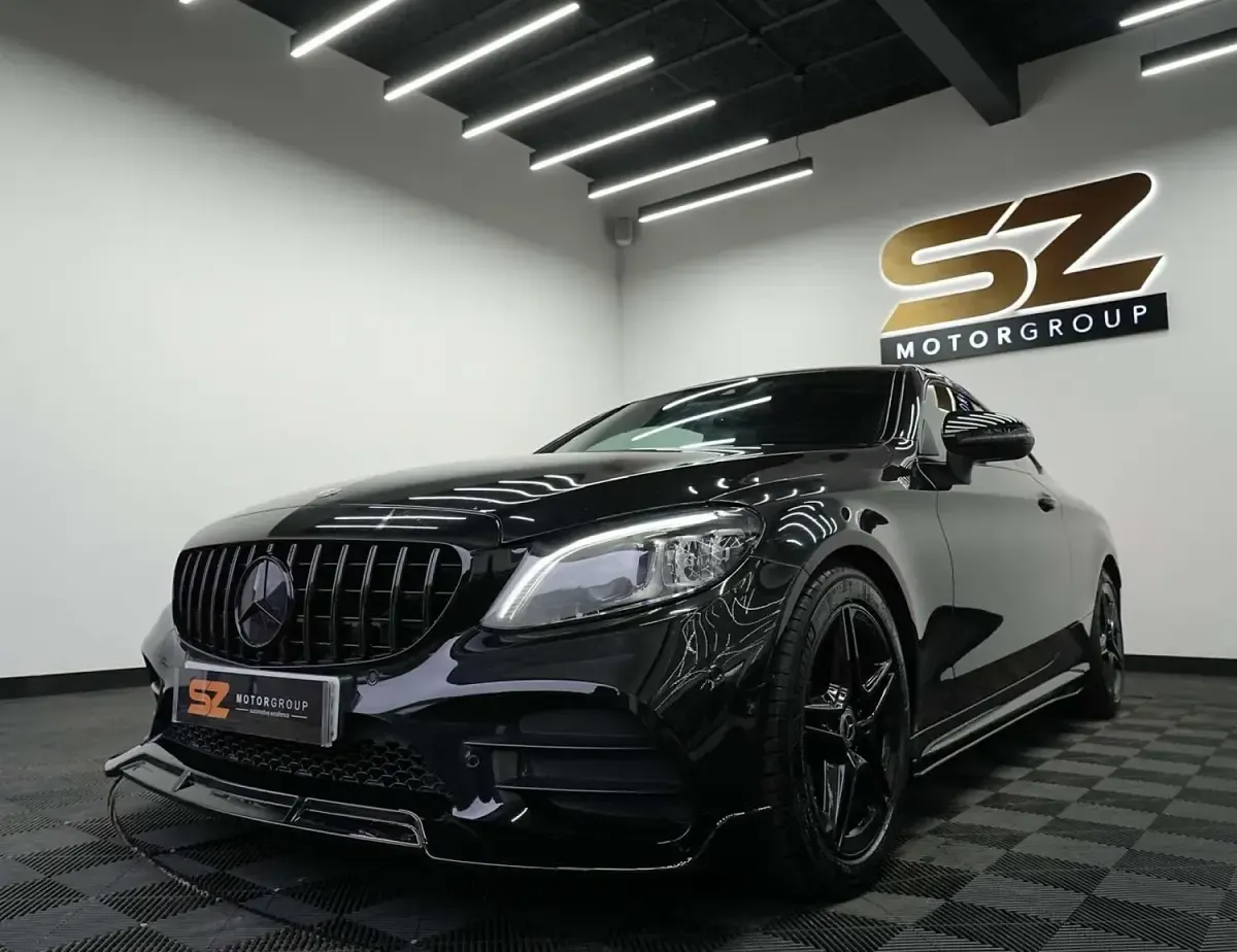 Used Mercedes C200 AMG line 184 HP (135 kW) 2019 Black Coupe