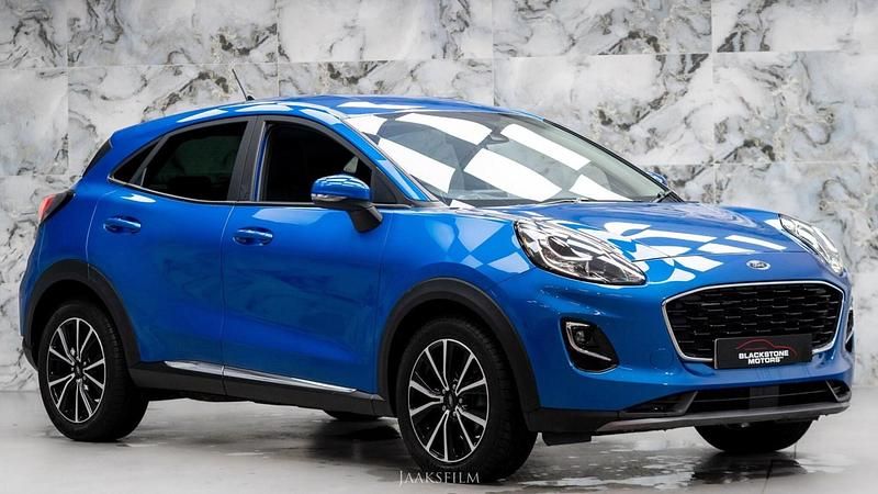 Blue Used 2021 Ford Puma Titanium Hatchback | £15,489 (Super price) - Image 1/4