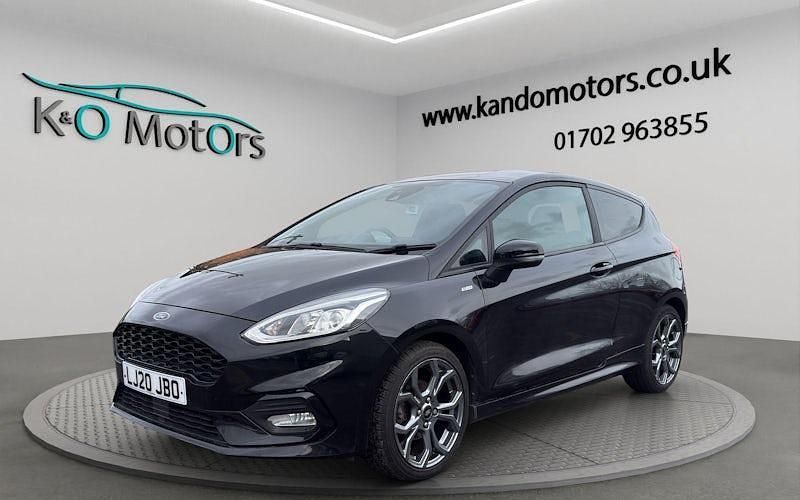 Used Ford Fiesta ST-Line 125 HP (91 kW) 2020 Black Hatchback