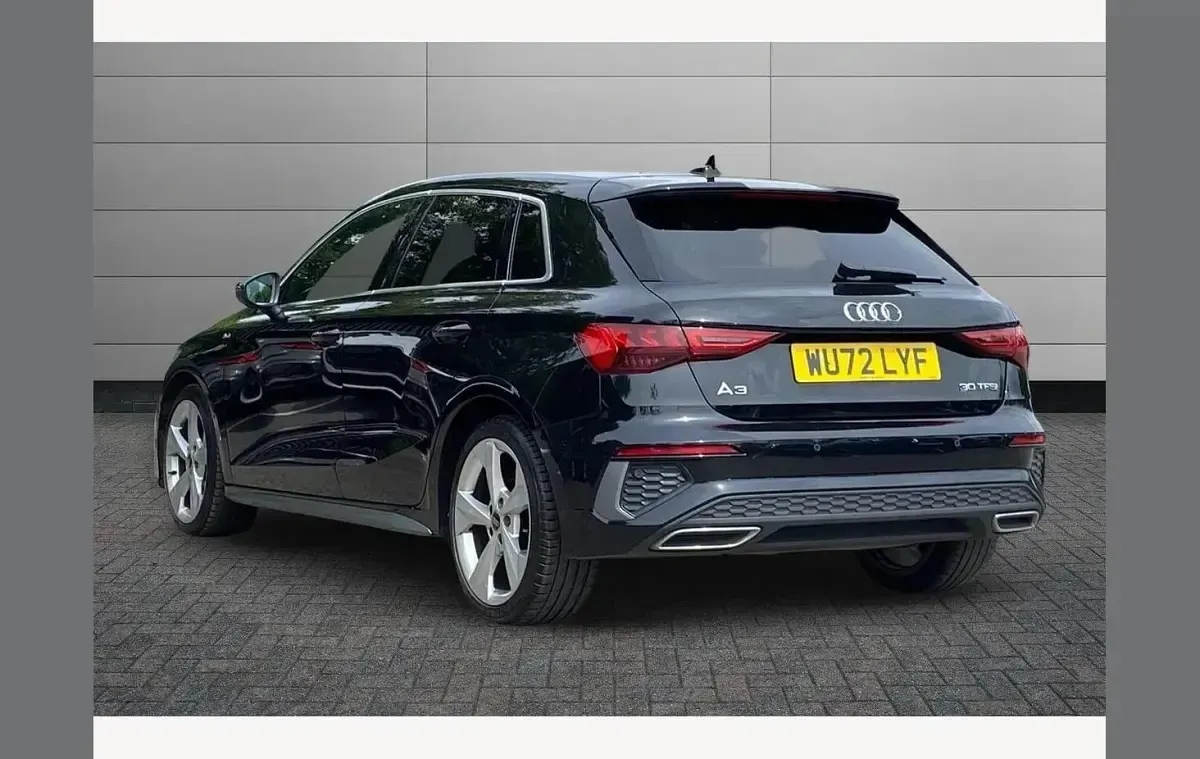 Used Audi A3 S-Line 110 HP (80 kW) 2022 Black Sedan
