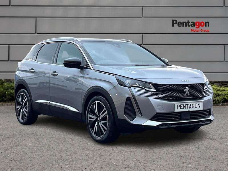 Grey Used 2021 Peugeot 3008 Premium SUV | £18,092 (Fair price) - Image 1/4