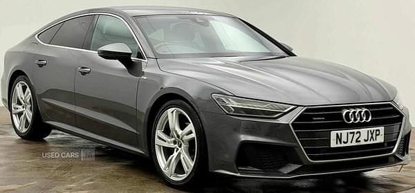Grey Used 2022 Audi A7 S-Line Hatchback | £29,900 (Fair price) - Image 1/4
