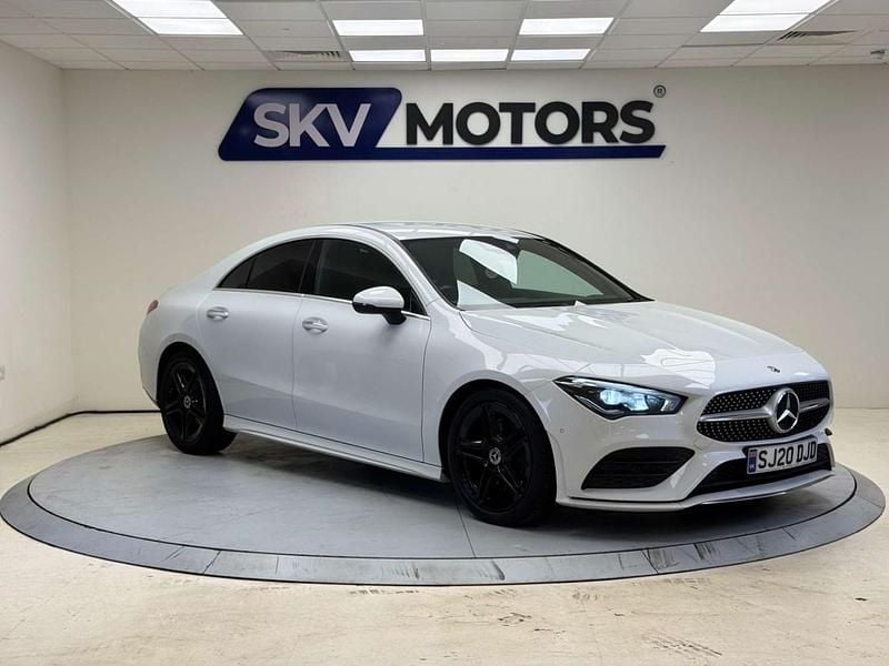 White Used 2020 Mercedes CLA200 AMG Line Premium Coupe | £20,345 (Fair price) - Image 1/4