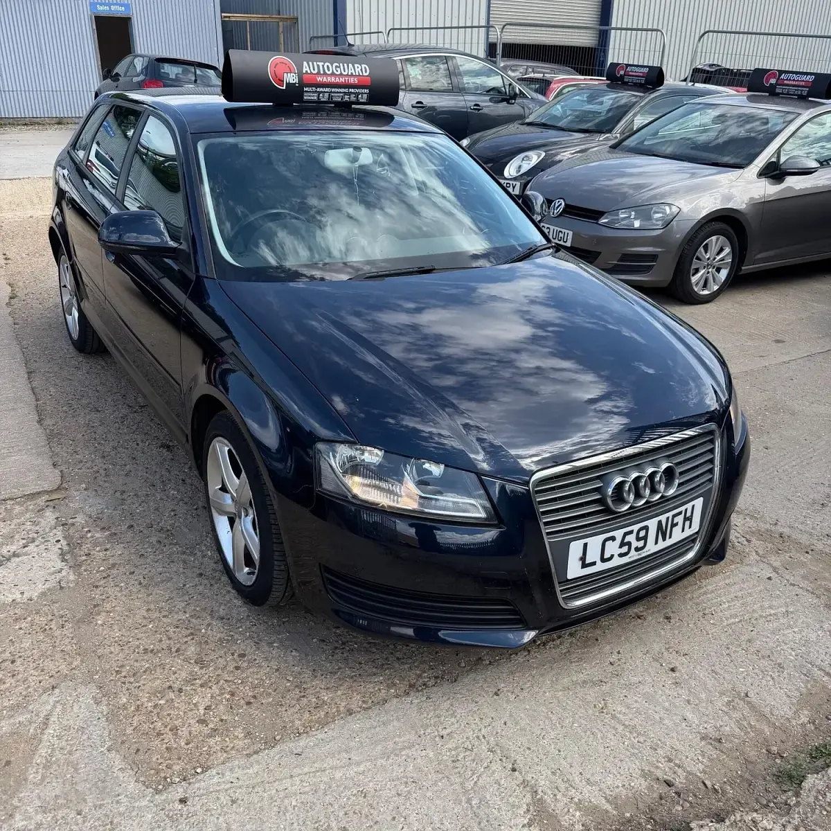 Used Audi A3 Comfort 102 HP (75 kW) 2009 Blue Hatchback