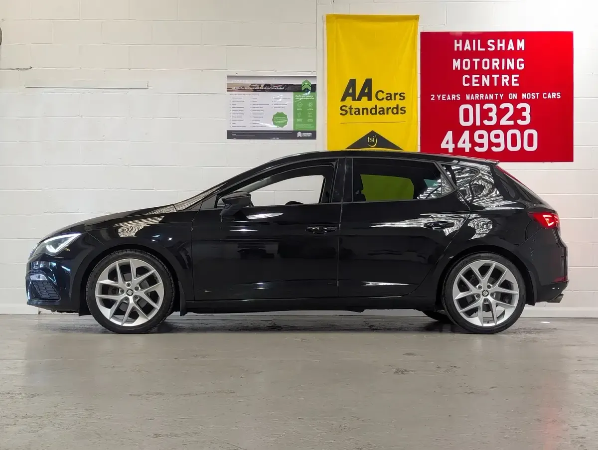 Used Seat Leon FR 150 HP (110 kW) 2018 Black Hatchback