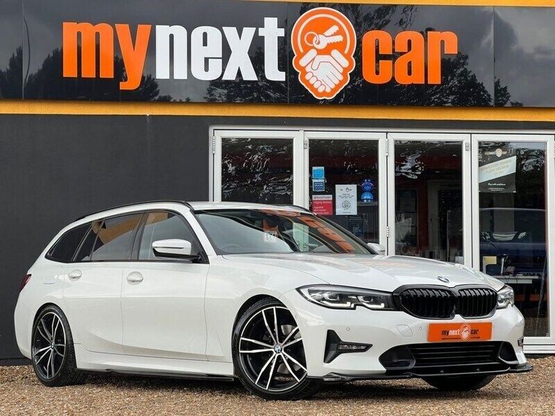 White Used 2020 BMW 320 Sport Line Estate | £16,995 (Fair price) - Image 1/4