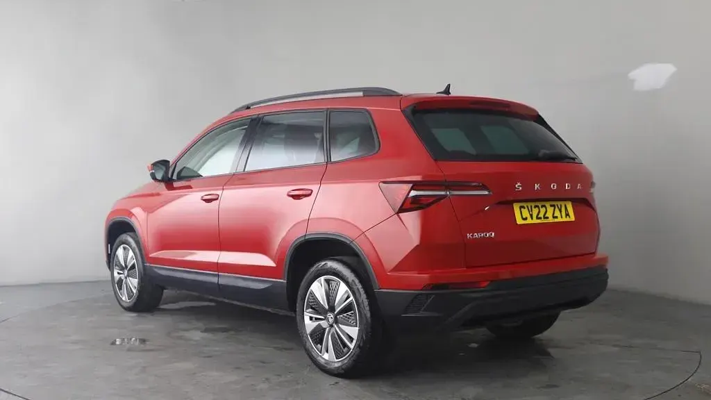 Used Skoda Karoq SE Drive 110 HP (80 kW) 2022 Red SUV