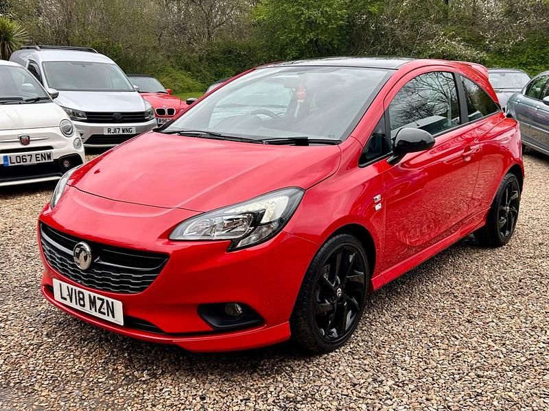 Used Vauxhall Corsa Edition 75 HP (55 kW) 2018 Red Hatchback