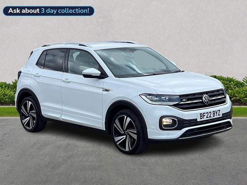 Used VW T-Cross R-line 110 HP (80 kW) 2022 White SUV