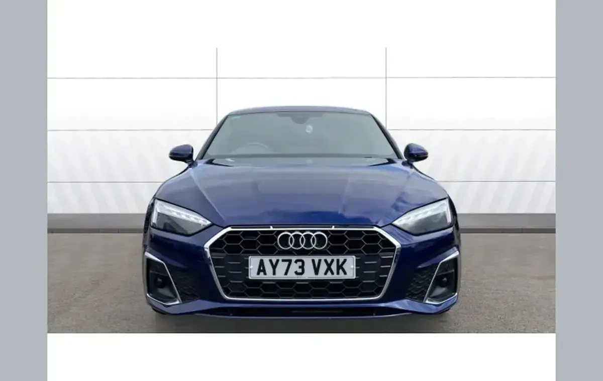 Used Audi A5 S-Line 200 HP (147 kW) 2023 Blue Coupe