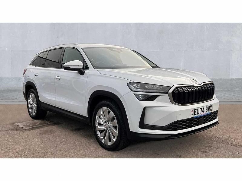 Moon white Used 2024 Skoda Kodiaq SE L SUV | £30,346 (Fair price) - Image 1/4