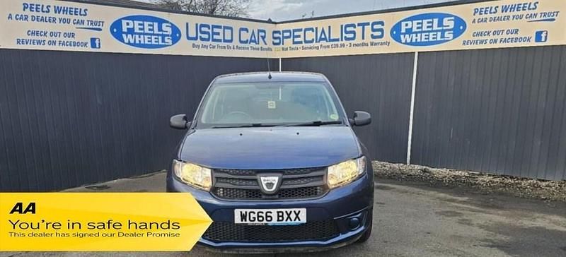 Used Dacia Sandero Ambiance 75 HP (55 kW) 2016 Blue Hatchback