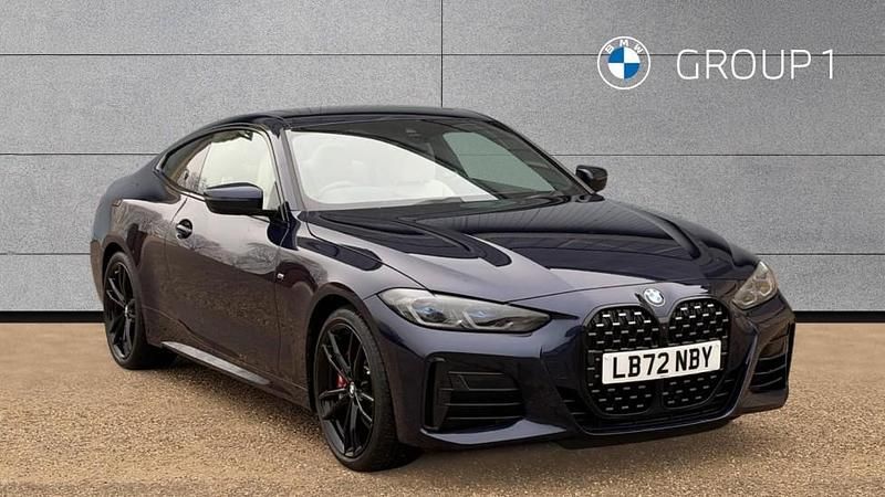 Blue Used 2022 BMW M440 Comfort Edition Sedan | £41,994 (A bit pricey) - Image 1/4