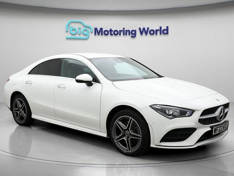 White Used 2022 Mercedes CLA250e AMG Line Premium Sedan | £20,500 (Fair price) - Image 1/4