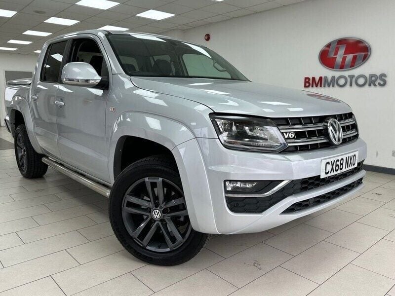 Silver Used 2018 VW Amarok Highline Pickup | £11,495 (Expensive) - Image 1/4
