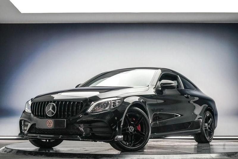 Black Used 2023 Mercedes C200 AMG line Coupe | £26,980 (Super price) - Image 1/4