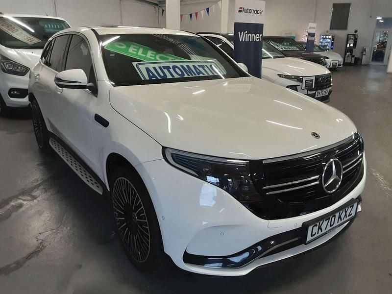 White Used 2020 Mercedes EQC400 AMG Line Premium SUV | £18,271 (Expensive) - Image 1/3