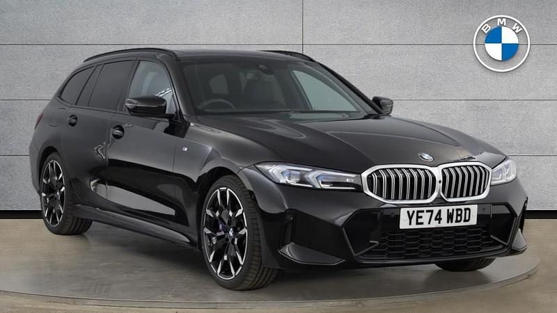 Black Used 2024 BMW 320 M Sport Estate | £35,950 (Expensive) - Image 1/4