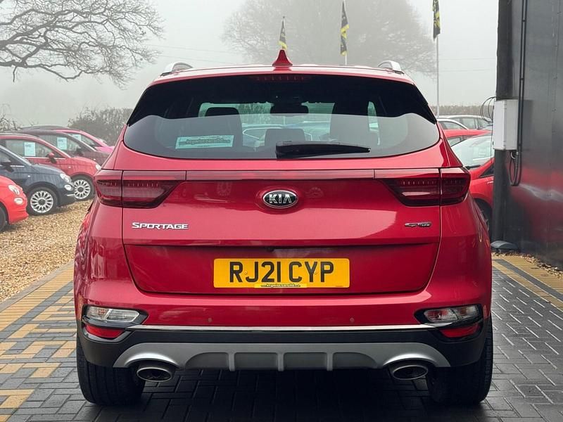 Used Kia Sportage GT-Line 174 HP (127 kW) 2021 Red SUV