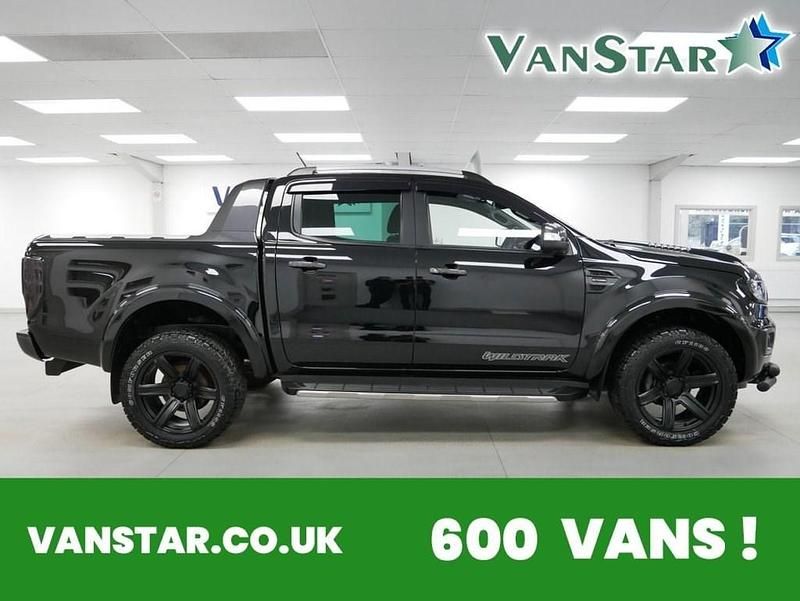 Black Used 2022 Ford Ranger Wildtrack Pickup | £27,889 (Expensive) - Image 1/4
