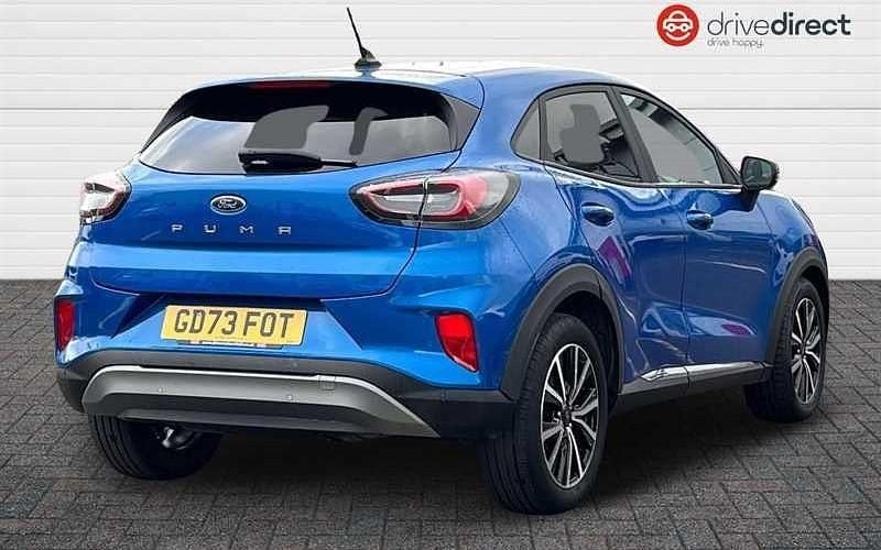 Used Ford Puma Titanium 125 HP (91 kW) 2023 Blue Hatchback