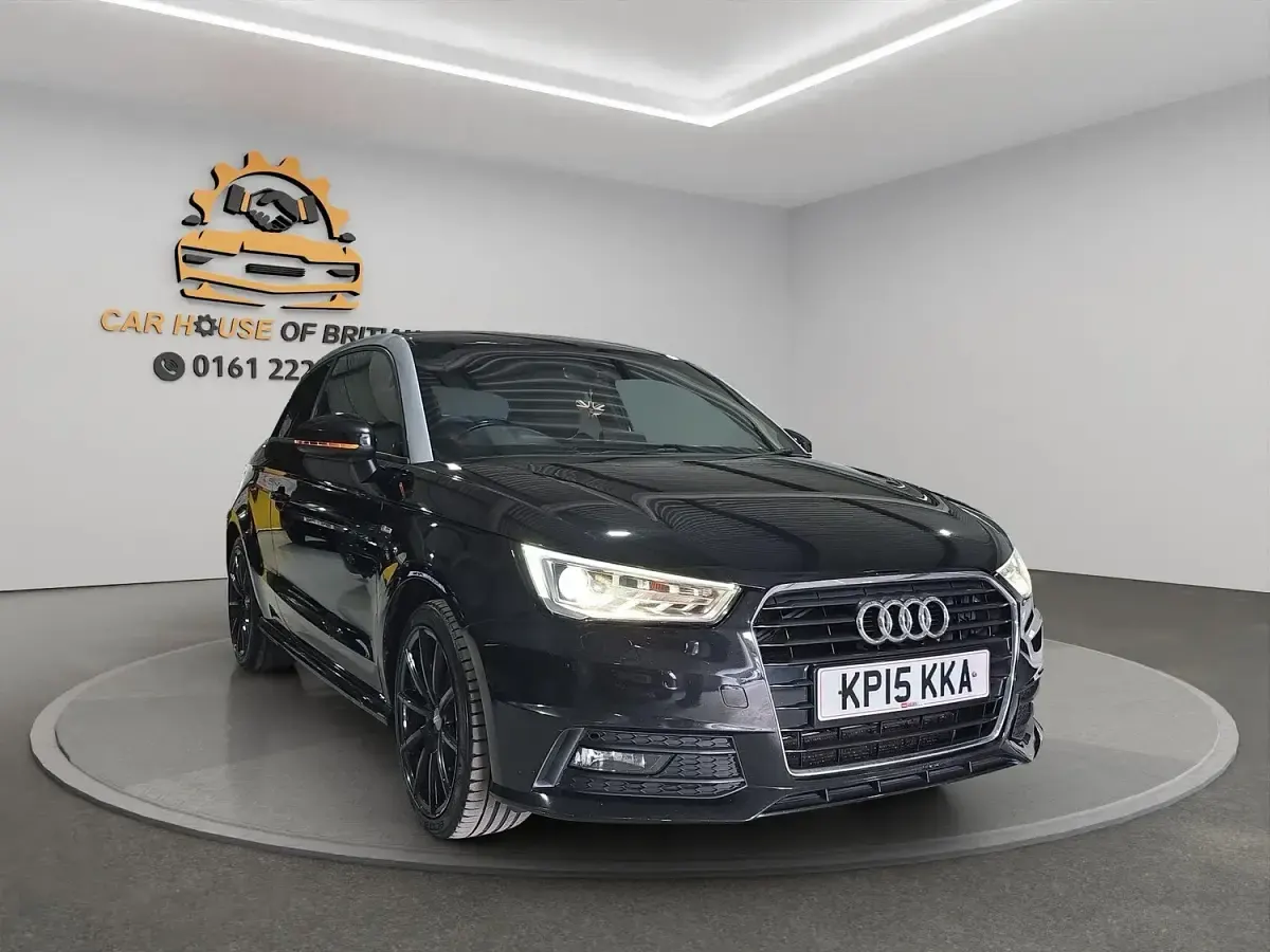 Used Audi A1 S-Line 125 HP (91 kW) 2015 Black Hatchback