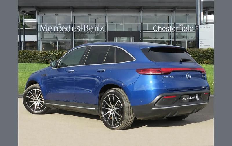 Used Mercedes EQC400 AMG line 300 kW (408 HP) 2023 Blue SUV