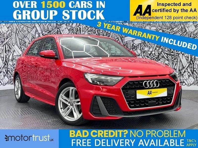 Red Used 2020 Audi A1 Sportback S-Line Hatchback | £15,095 (Fair price) - Image 1/2