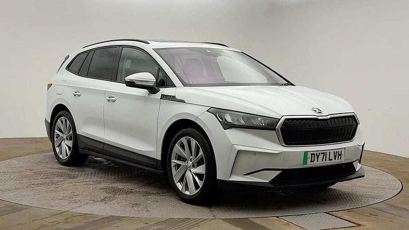Used Skoda Enyaq iV ecoSuite 97 kW (132 HP) 2021 Moon white metallic SUV