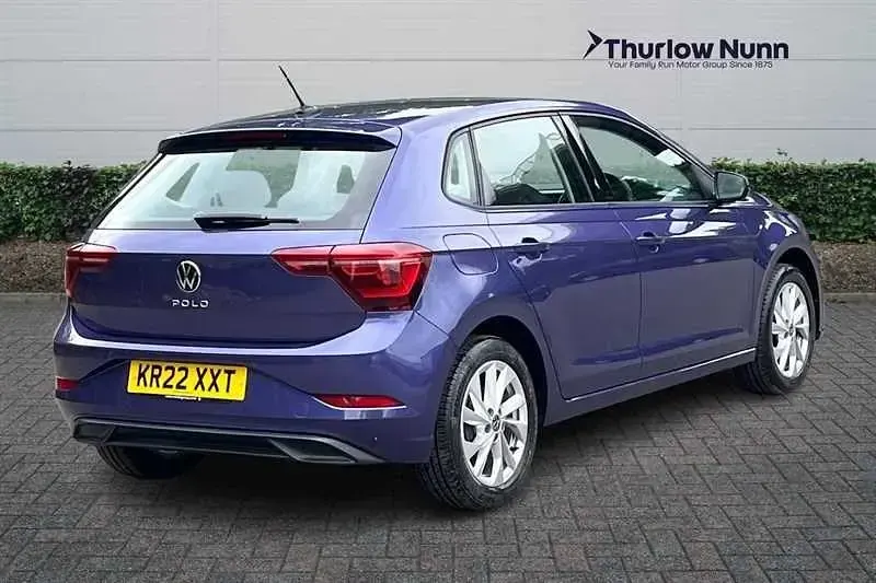 Begagnad VW Polo Style 95 HK (69 kW) 2022 Lila Halvkombi
