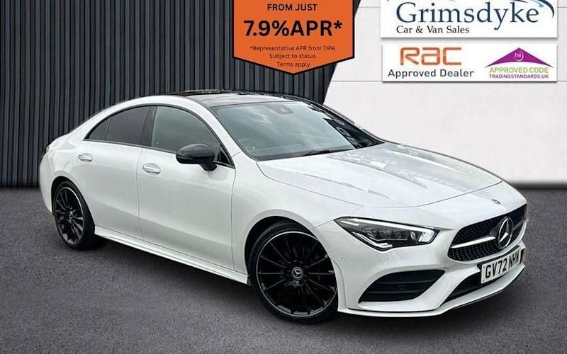 Used Mercedes CLA180 AMG Line Premium Plus 136 HP (100 kW) 2022 White Sedan