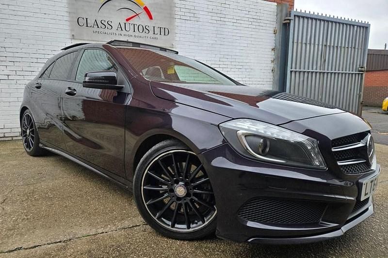 Mauve/purple Used 2014 Mercedes A220 AMG Hatchback | £8,422 (Fair price) - Image 1/1