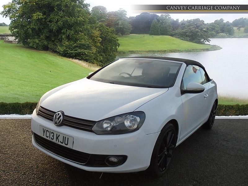 Used VW Golf Cabriolet GT 140 HP (102 kW) 2013 White Cabriolet