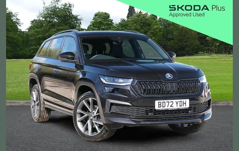 Used Skoda Kodiaq SportLine 150 HP (110 kW) 2023 Black SUV