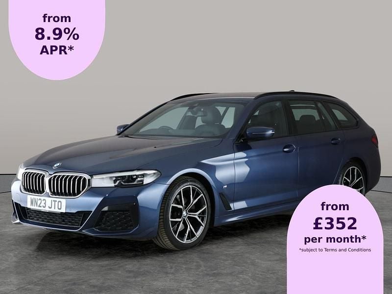 Blue Used 2023 BMW 520 M Sport Estate | £23,600 (Super price) - Image 1/2