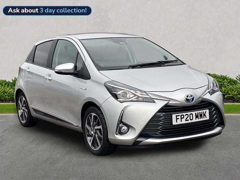 Silver Used 2020 Toyota Yaris Hybrid Hatchback | £12,999 (Super price) - Image 1/4