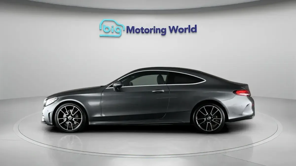 Used Mercedes C300 AMG line 255 HP (187 kW) 2019 Grey Coupe