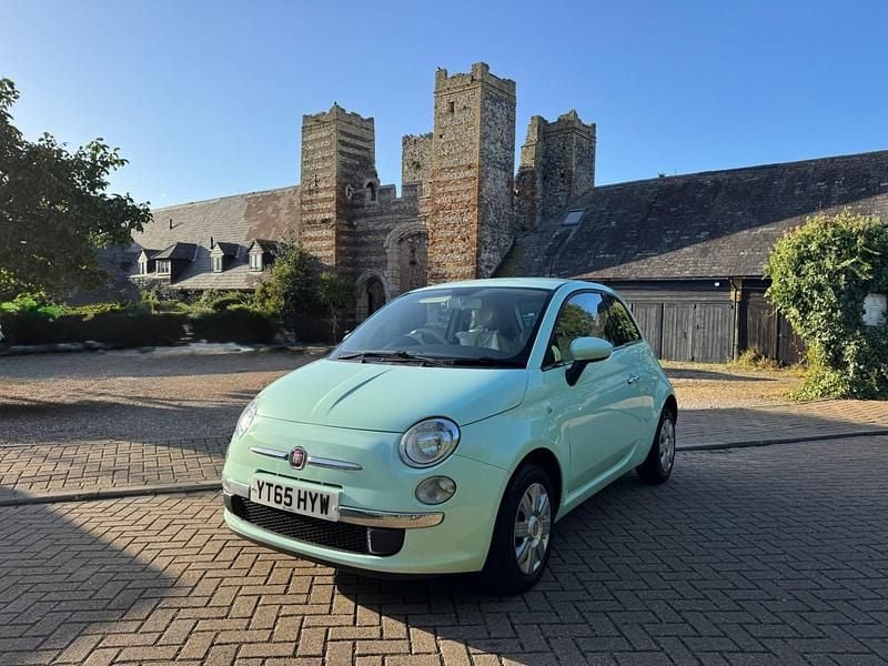 Green Used 2015 Fiat 500 Pop Star Hatchback | £3,795 (Good price) - Image 1/4