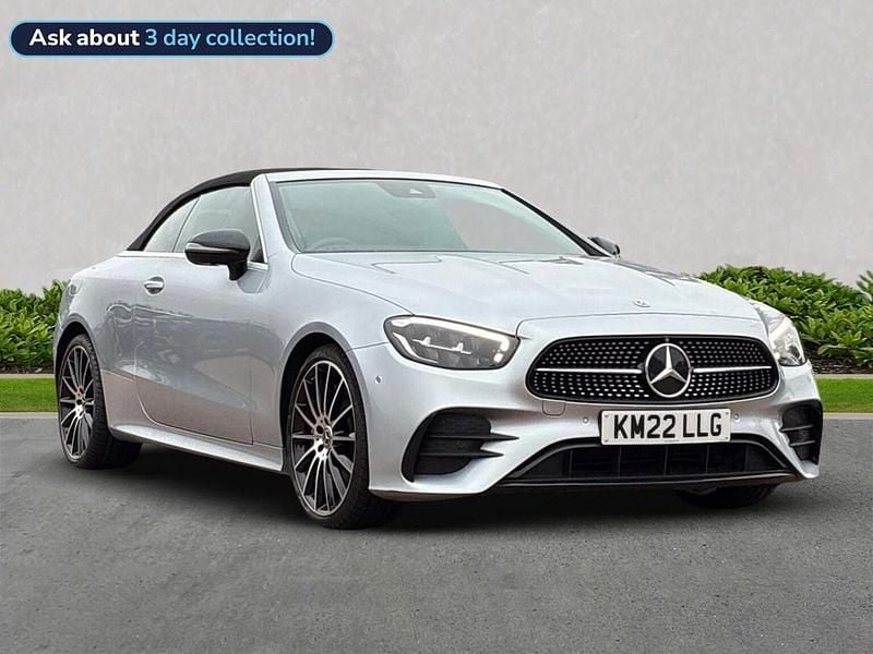 Silver Used 2022 Mercedes E300 AMG line Cabriolet | £35,799 (Fair price) - Image 1/4