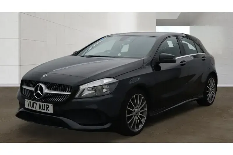 Used Mercedes A180 AMG line 109 HP (80 kW) 2017 Black Hatchback