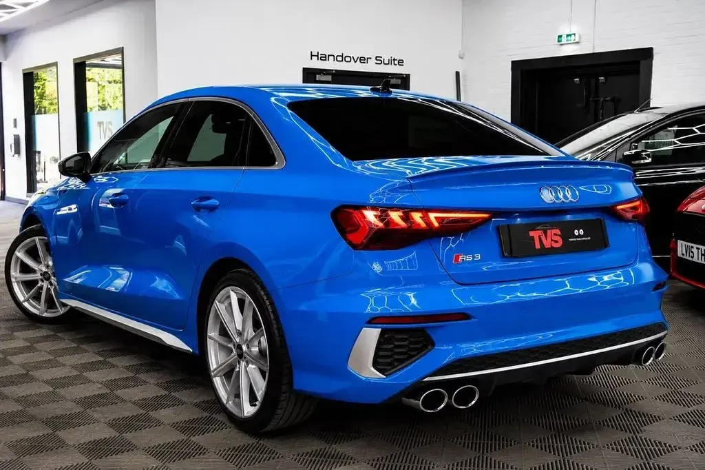Used Audi S3 Exclusive 310 HP (228 kW) 2021 Blue Sedan