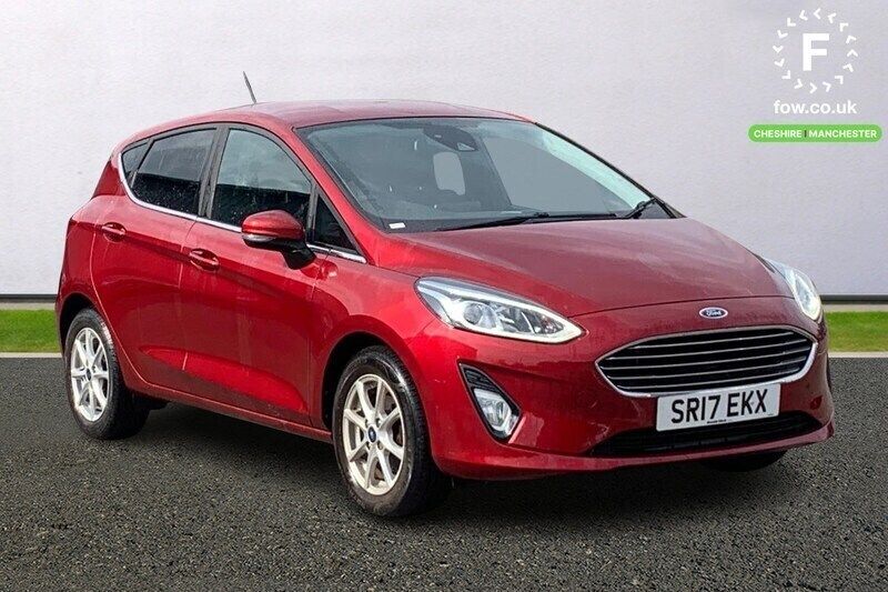 Red Used 2017 Ford Fiesta Zetec Hatchback | £7,499 (Fair price) - Image 1/3
