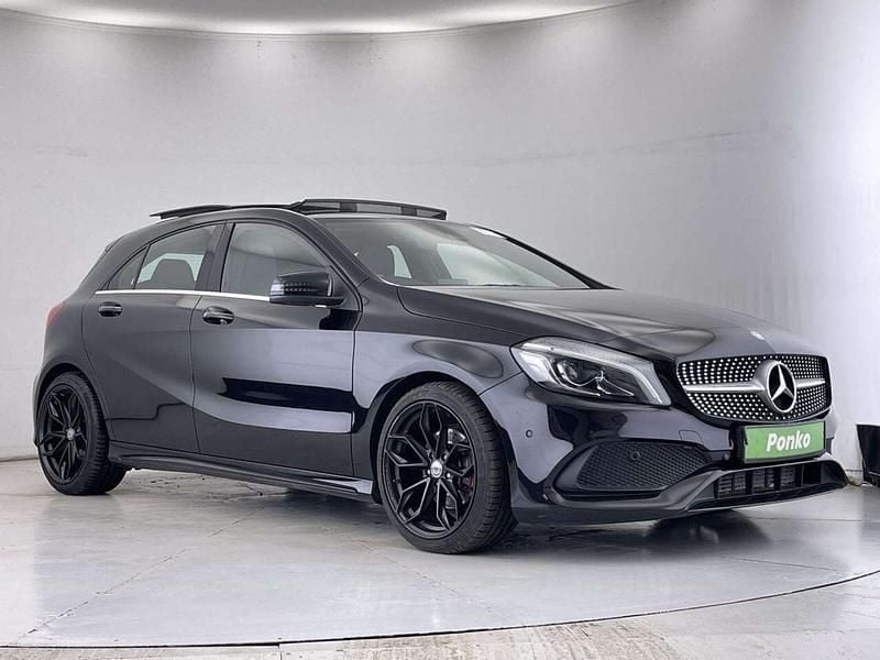 Black Used 2017 Mercedes A200 AMG Line Premium Plus Hatchback | £10,690 (Fair price) - Image 1/3