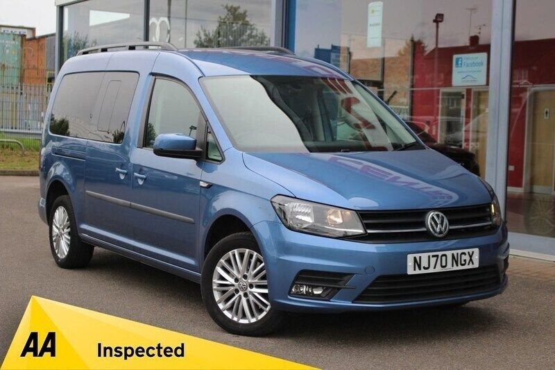 Blue Used 2020 VW Caddy Maxi Life S MPV | £16,495 (Fair price) - Image 1/4