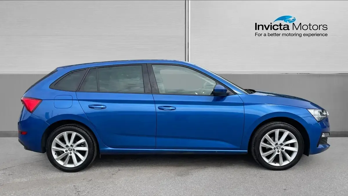 Used Skoda Scala SE L 110 HP (80 kW) 2023 Blue Hatchback