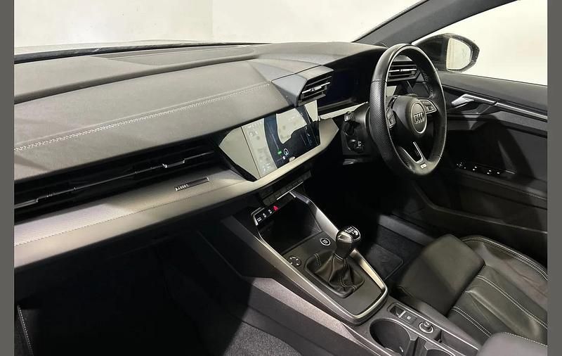 Used Audi A3 S-Line 147 HP (108 kW) 2022 Black Hatchback