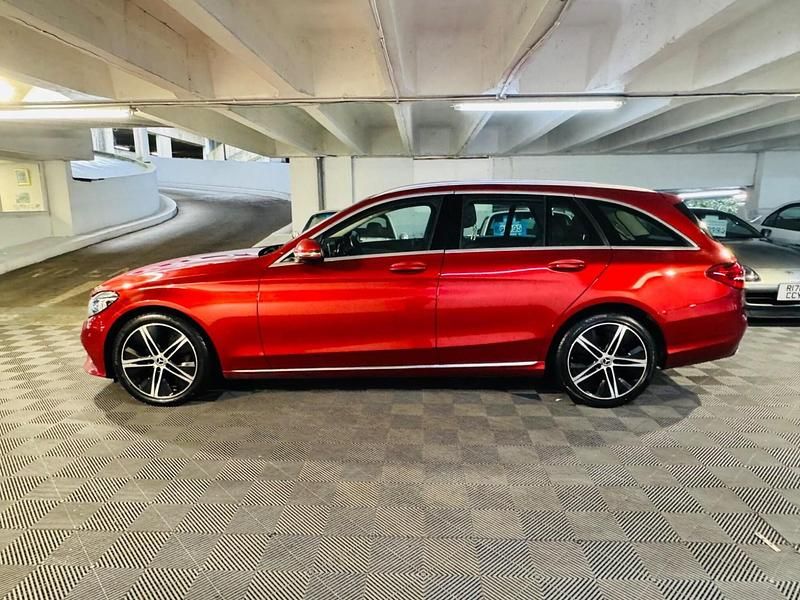 Used Mercedes C200 2019 Red Estate